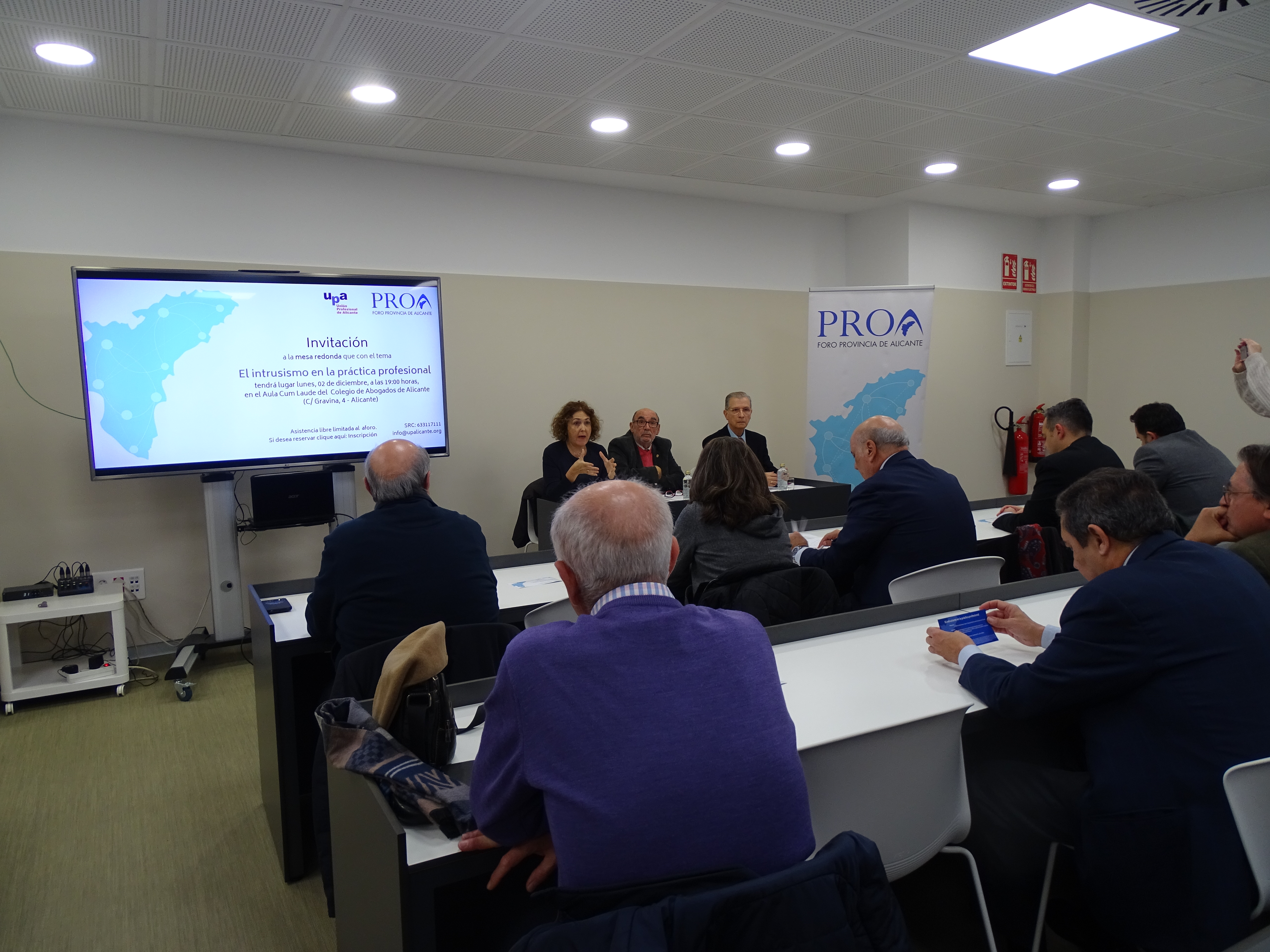 UPA Alicante asegura que la colegiación es la única vía para ofrecer seguridad a la ciudadanía y acabar con el intrusismo