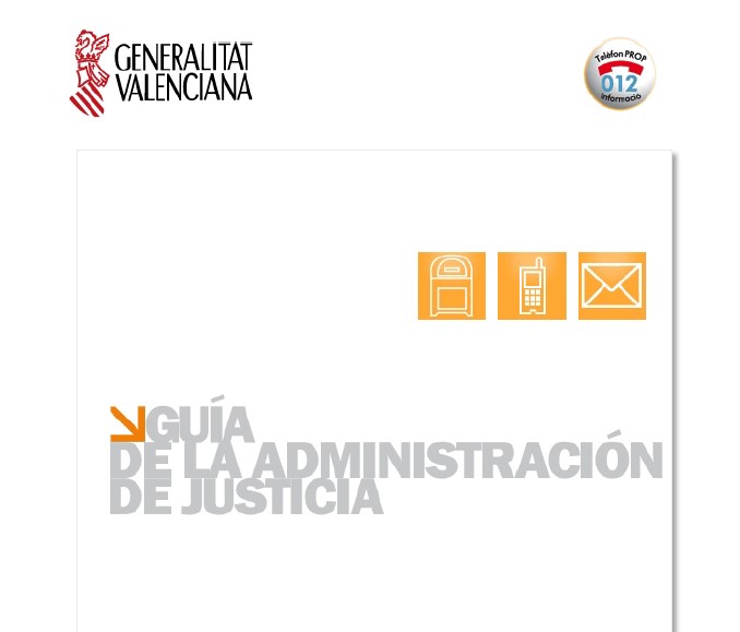 Guía de la Administración de Justicia de la Comunidad Valenciana actualizada