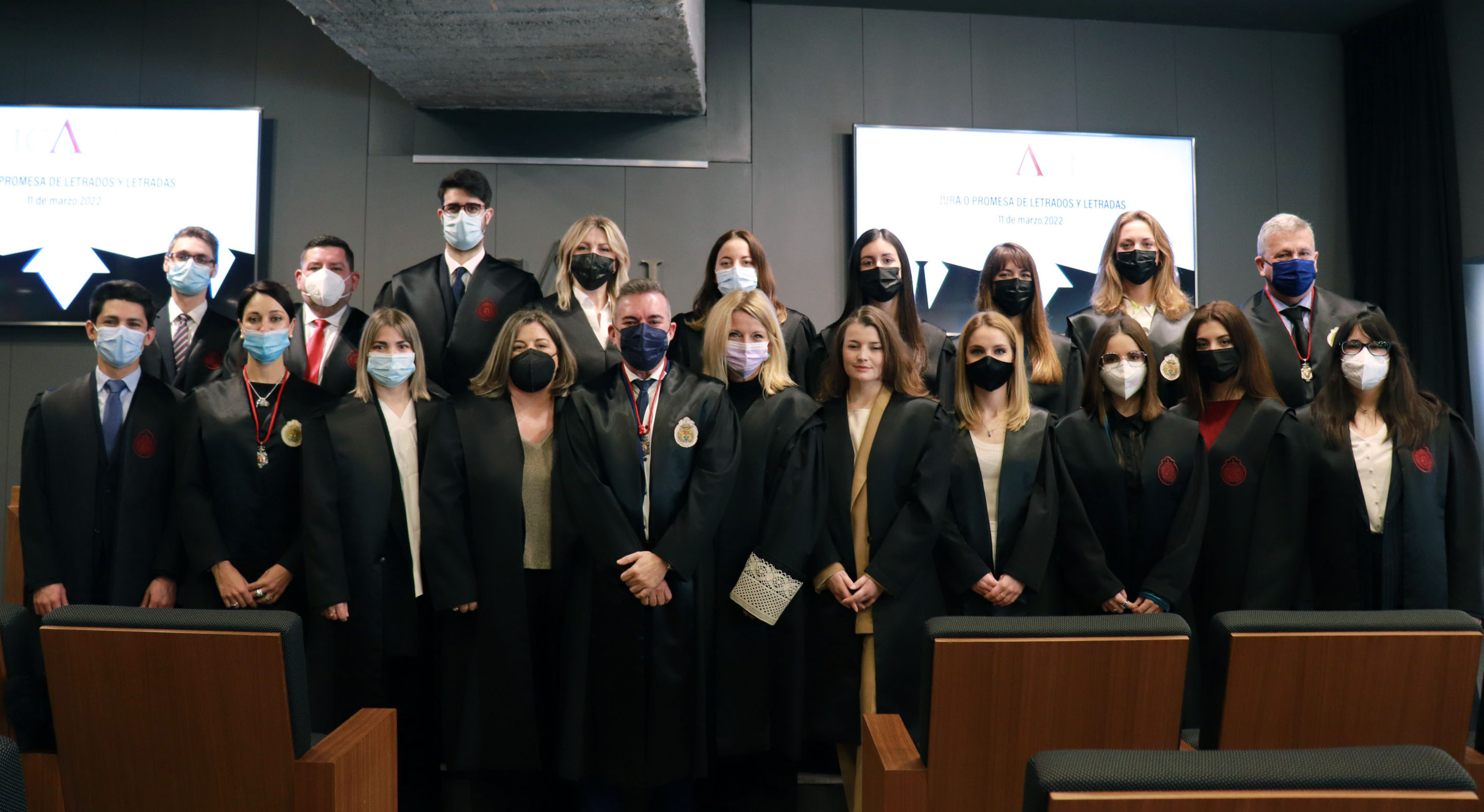 15 profesionales de la abogacía se incorporan al ICALI en el acto de Jura o Promesa de su cargo
