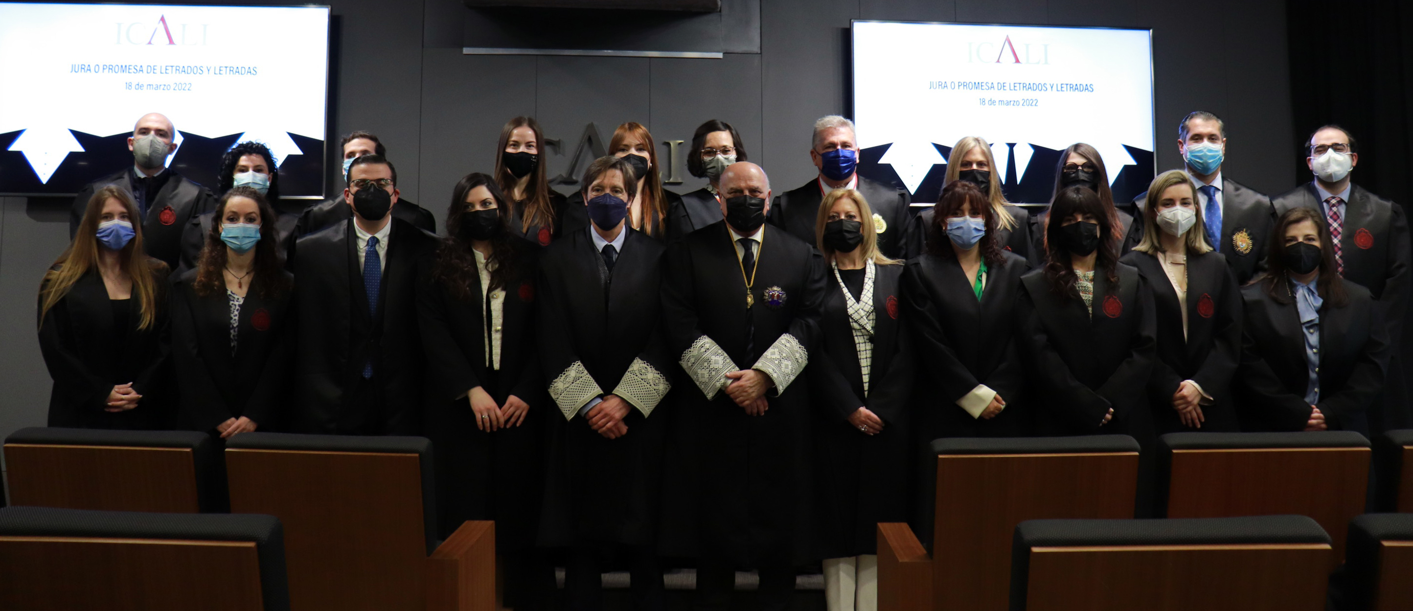 18 letradas y letradas se unen al ICALI en un nuevo acto de Jura o Promesa