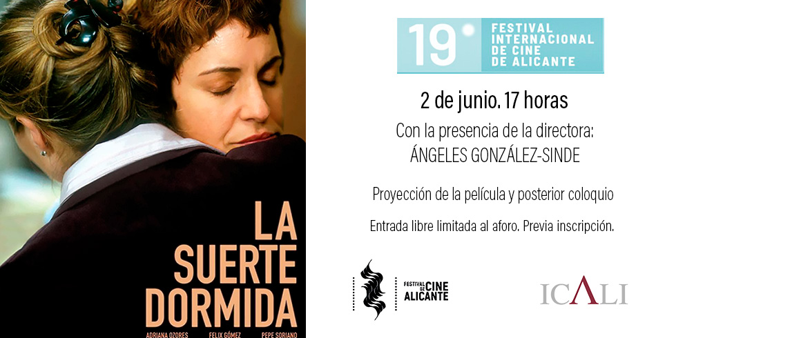 La directora y exministra Ángeles González-Sinde asiste a la proyección de la película La suerte dormida en el ICALI